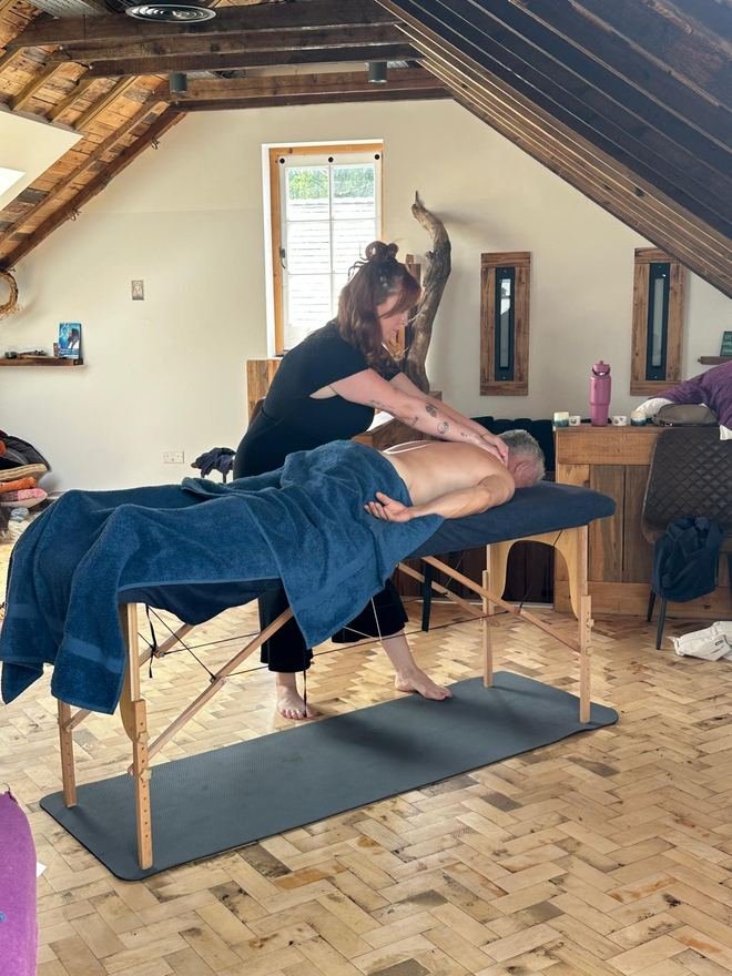Hands-on osteopathic treatment of the back